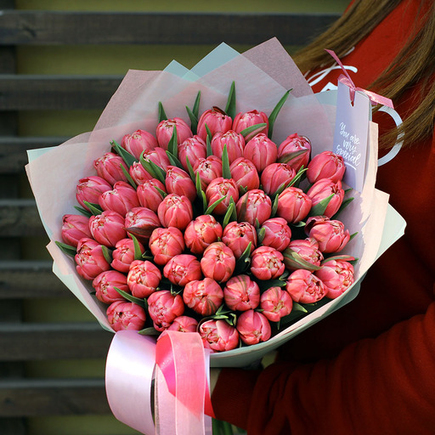 31 Розовый тюльпан «Мерси»