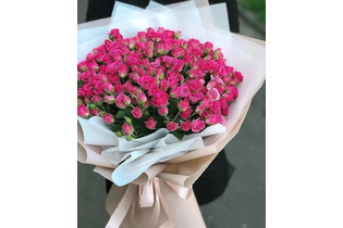 Букет из кустовых роз  Охапка роз