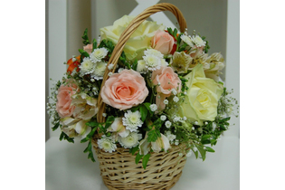 Цветы в корзине «Руслана»